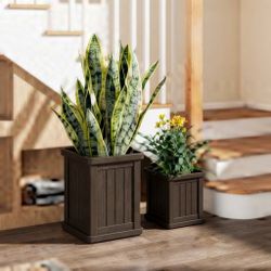 Square Plastic Planters