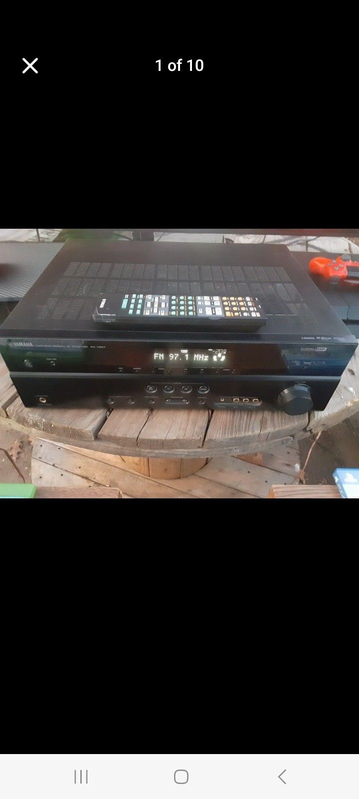 YAMAHA RX-V567 7.1 HOME THEATER RECEIVER AND SONY PHONO AND KLIPSCH 5.1 SPEAKERS $750 FINAL PRICE