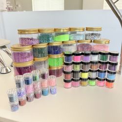 63 Loose Assorted Glitters