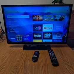 28 Inch Samsung TV With Roku 