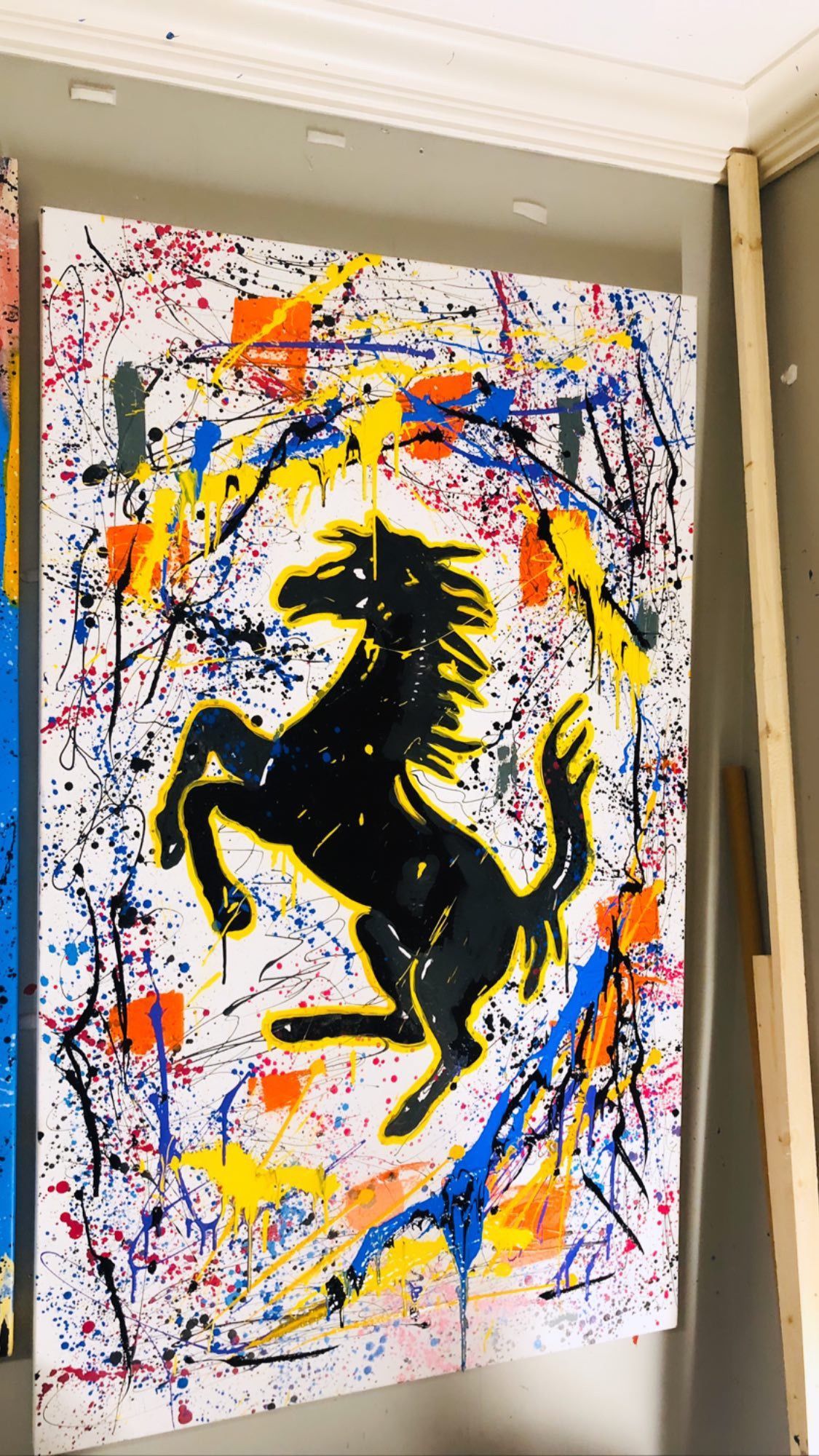 Custom Ferrari Painting 40x60