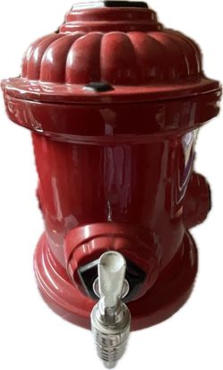 NEW - Fire Hydrant Ceramic Drink Dispenser