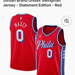 Brand New  Maxey 76ers Jersey 👀