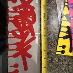 KRINK Tag Sticker Glossy Vinyl Printed Label Pack Of 3 