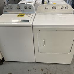 New Whirlpool Washer And Dryer Set