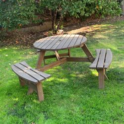 Wooden Patio Table
