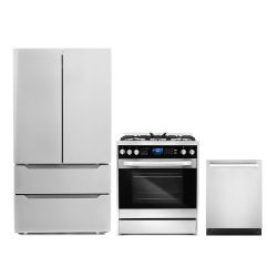 LUXURY KITCHEN APPLIANCES - New Open Box RANGE OVEN COOKTOP HOOD 