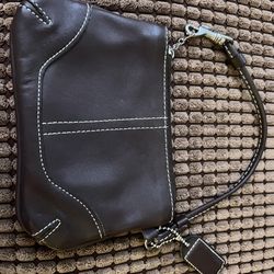 Vintage Coach Soft Leather Wristlet