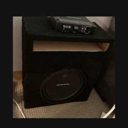 Rockford Fosgate 12” Subwoofer + Rockford Fosgate R500X1D Amp