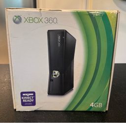 Microsoft Xbox 360 4GB Black Kinect Ready Wi‑Fi HDMI/Composite New Sealed 2010