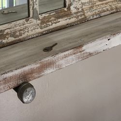 Floating Shelve With Pipes