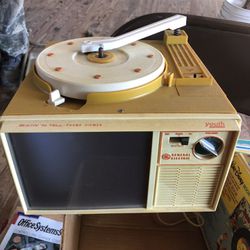 1960s GE Show N Tell Phono Viewer Toy
