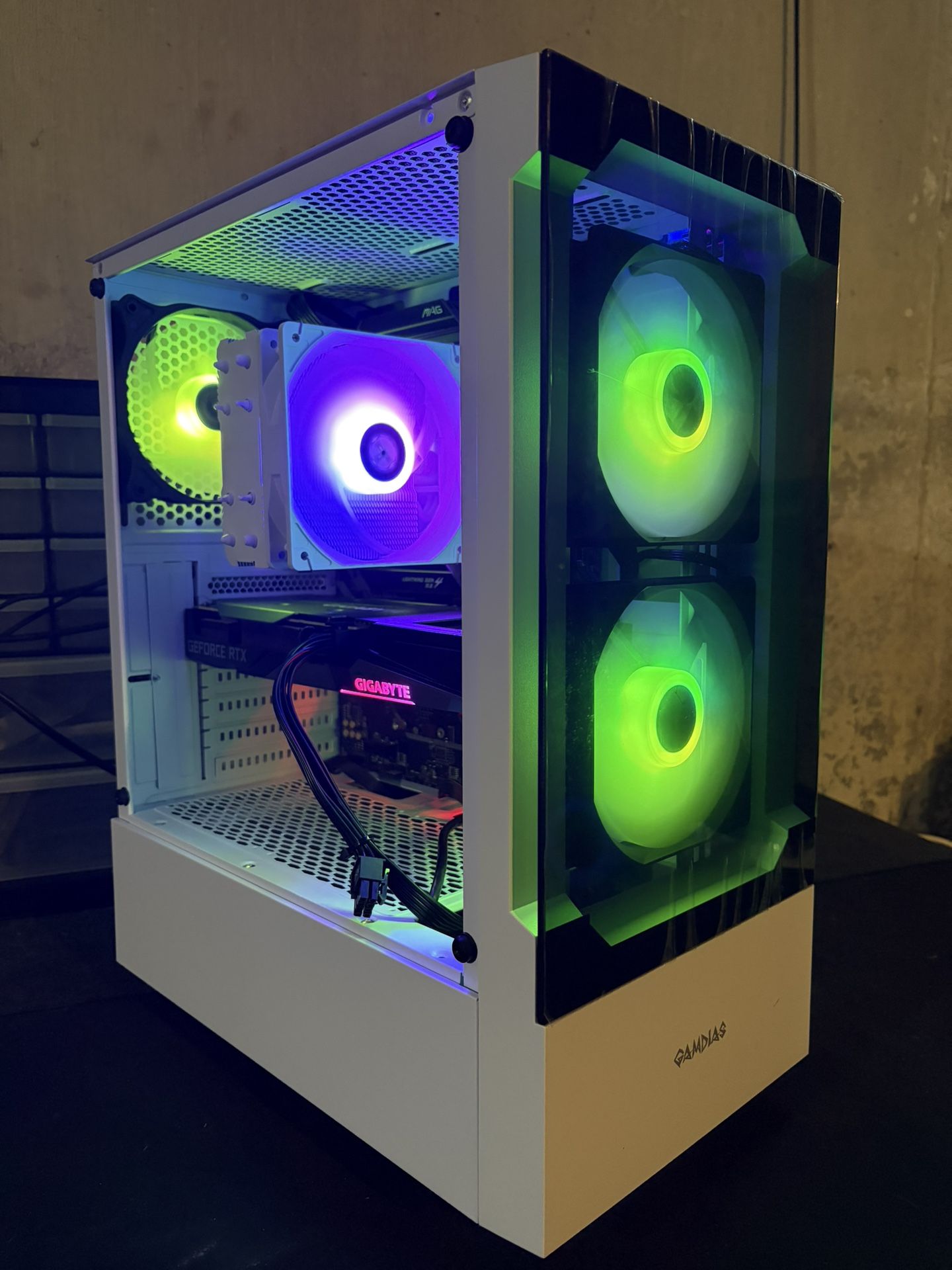 Gamdias RGB Gaming PC.