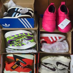 6 Pares de Zapatos. Nike, Adidas Campus, Crocs 