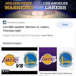 Lakers Vs Warriors Staples Center 4 Tickets Sec 303 (Vaccinated Section) $300 Each