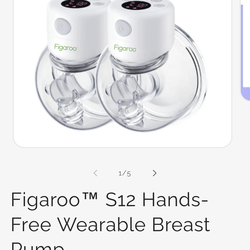 Figaroo s12 hands free breast pump