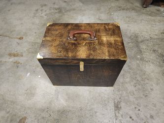 New wood tackle box