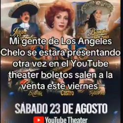 Tengo 3 Boletos En Venta Para El Concierto De Chelo En El You Tube Theater En Inglewood Ca El 23 De Agosto