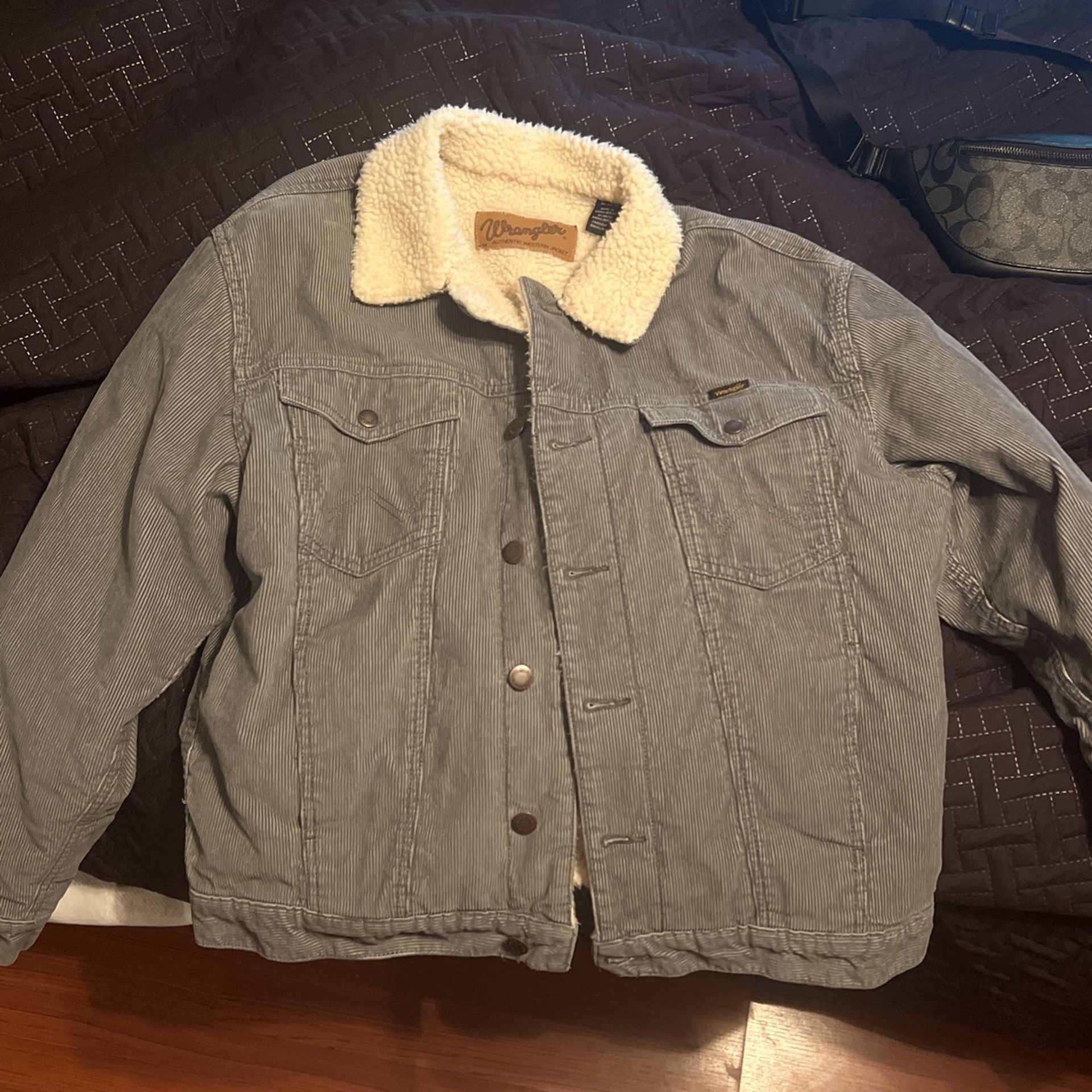 Wrangler Sherpa Lined Corduroy Jacket