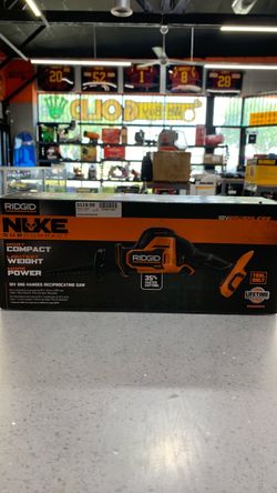 Ridgid Nuke reciprocating saw $119.99