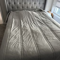 Queen Sized Bed/Frame With Mattress AND Mattress Base