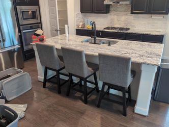 Gray Barstools - set of 3
