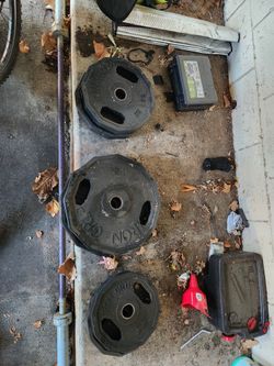 45 lb olympic bar and plate weights