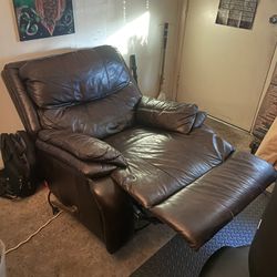 Reclining Leather Sofa Chair