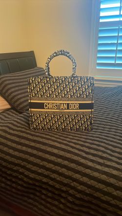 Large Dior Book Tote