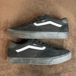 VANS ROWAN BLACK/BLACK/ WHITE STRIPE MEN’S SIZE 13