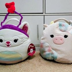 NEW squishmallow Plush Baskets