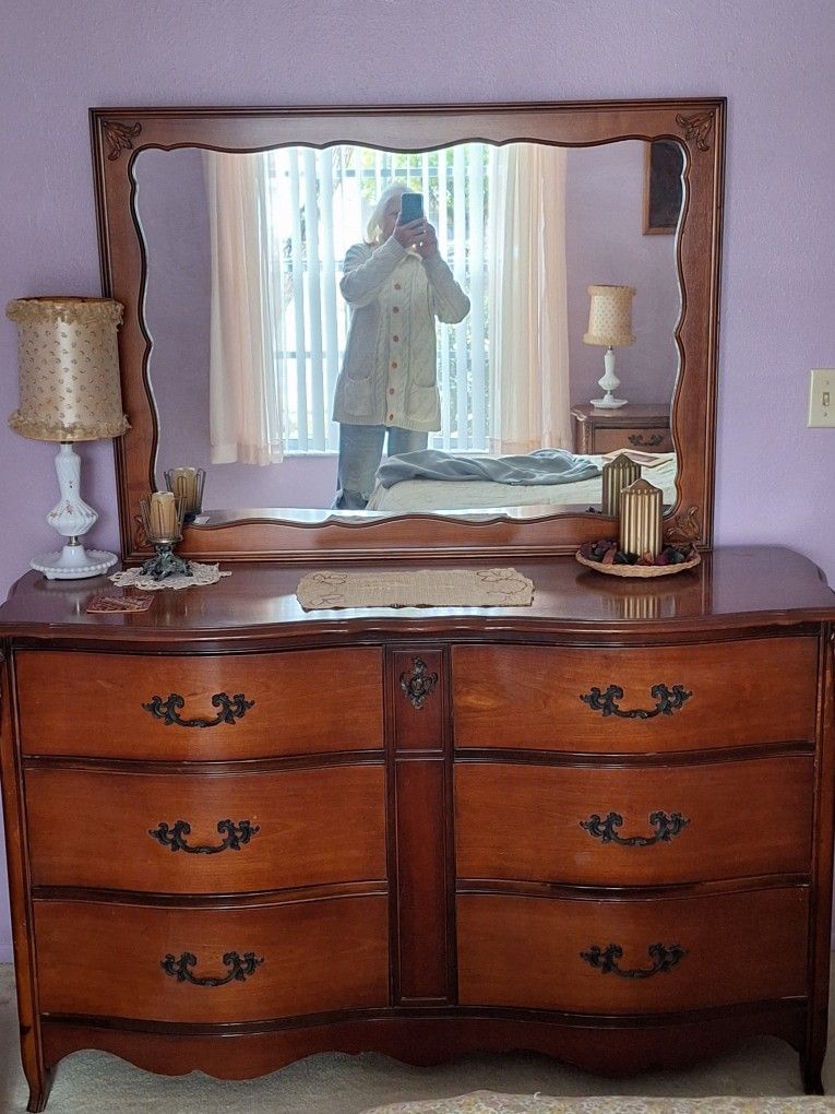 French Provincal Dresser and Bureau Drawers