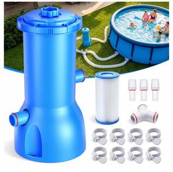 1000 GPH Above Ground Pool Filter Pump