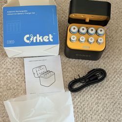 Criket AA & AAA Rechargeable Battery Charger Set (Brand New, Sealed)