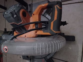 Rigid 15 Amp Corded 12 in. Dual Bevel Sliding Miter Saw