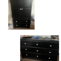 Dresser & Wardrobe Set