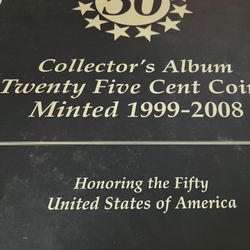 Collector’s Album Twenty Five Cent Coins