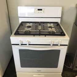 Whirlpool Gas Stove 30”Wide In White 