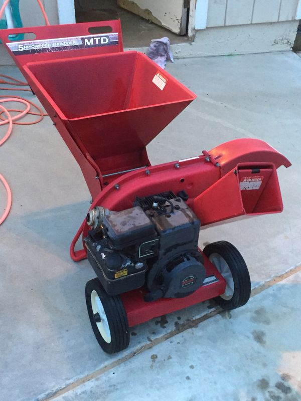 MTD Wood chipper/shredder for Sale in Lancaster, CA OfferUp