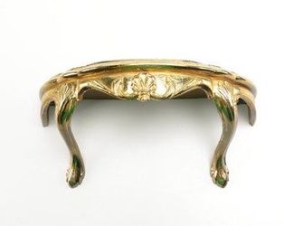 Vintage gold wall shelf
