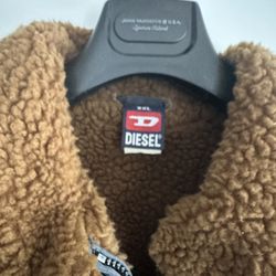 Diesel Mens Sherpa Lined Jacket/Parka Vintage 
