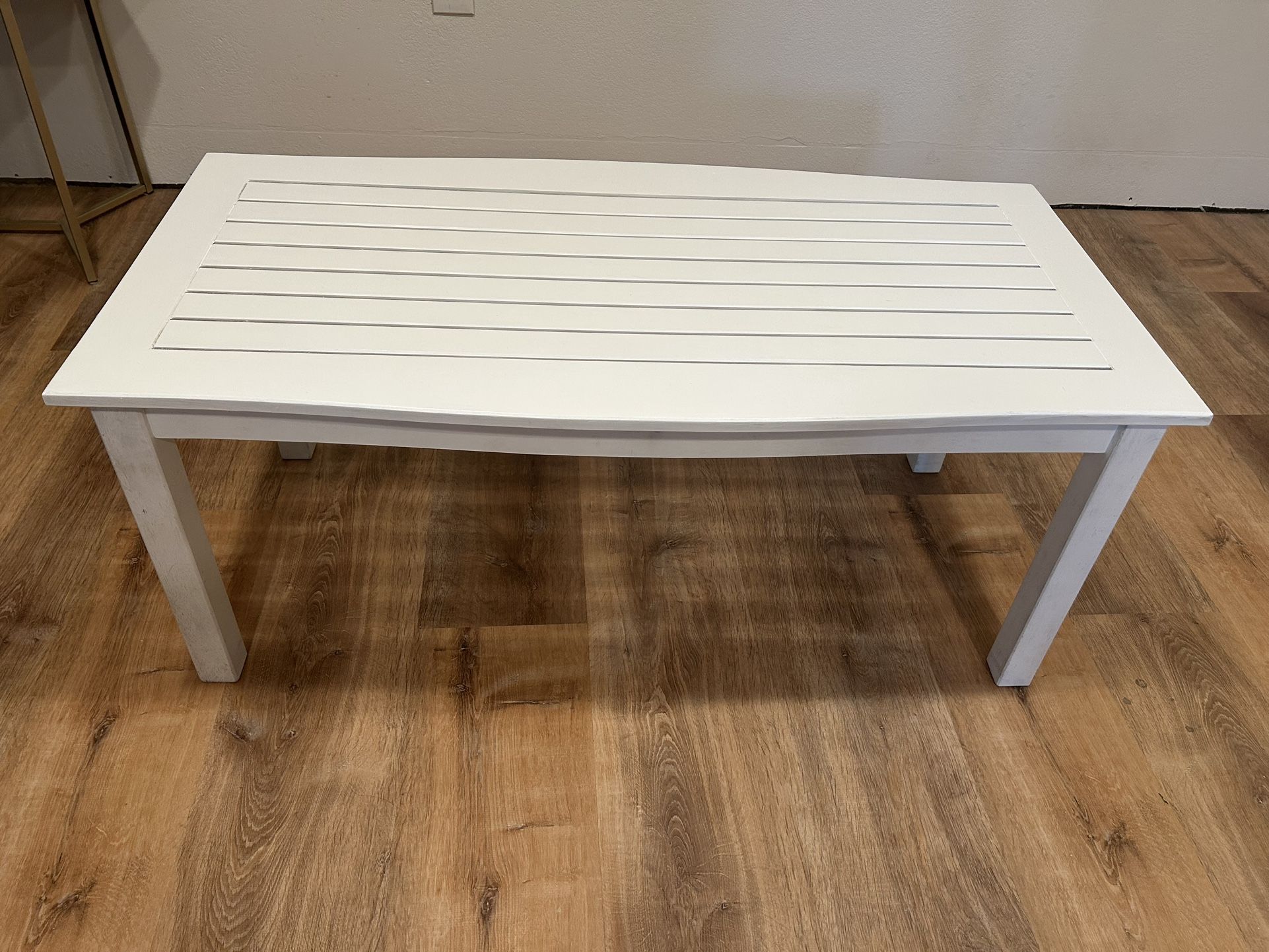 White Coffee Table, Freshly Painted! $50 OBO