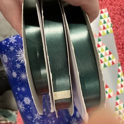XL Spools of Hunter Green Gift Wrap Ribbon