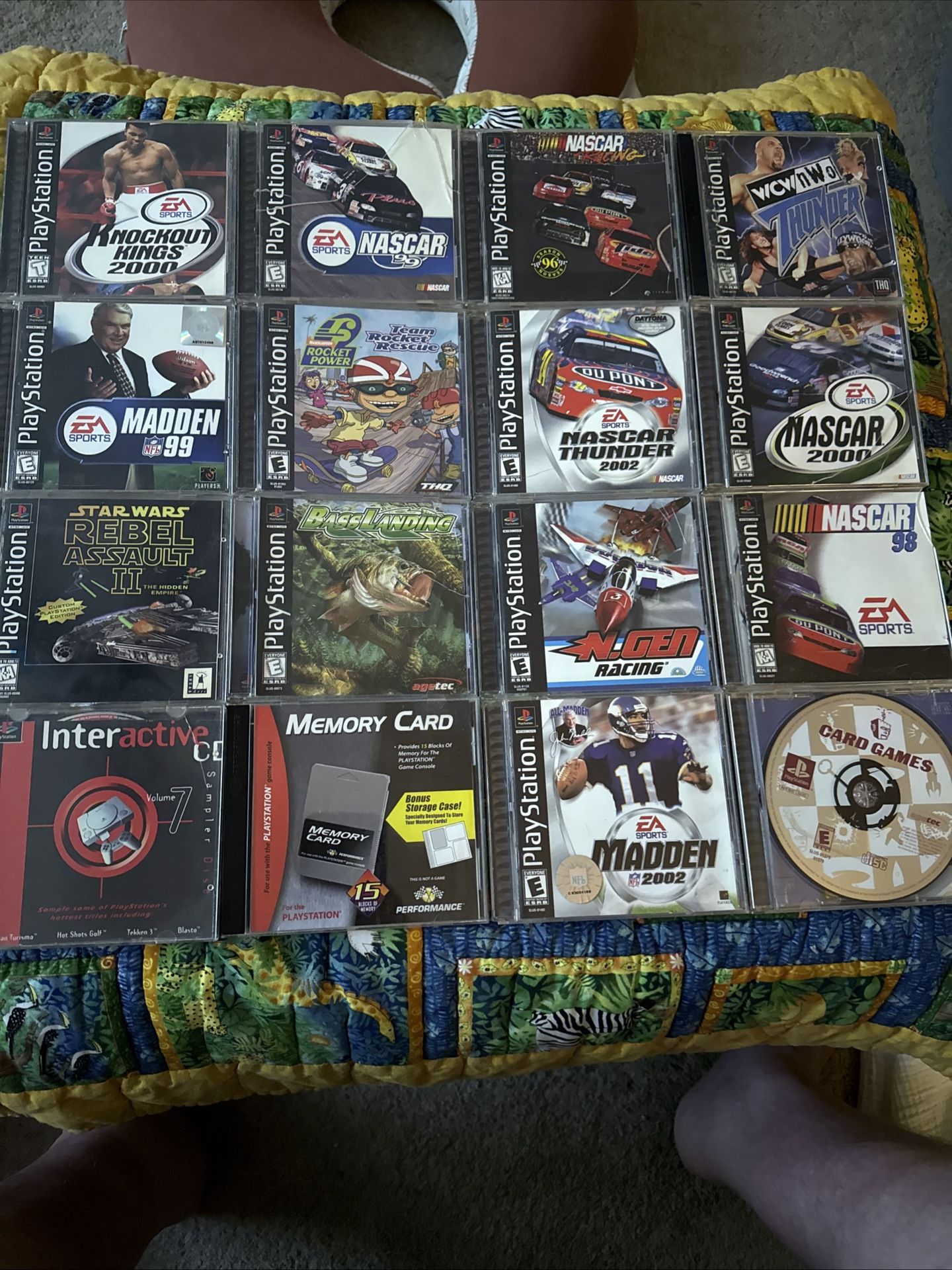 PS1 game bundle assorted titles