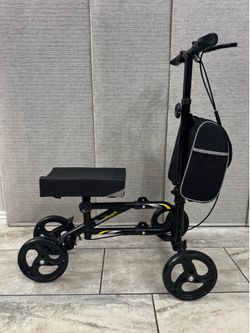 BlessReach Knee Scooter  with Dual Braking System