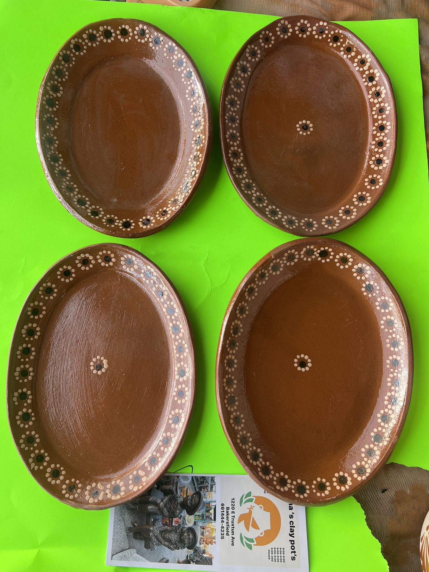 Terracota Plates $7.00-8.00 Each One