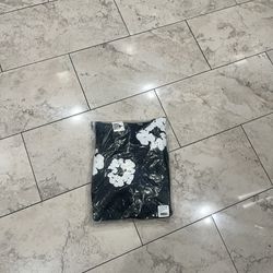 Black and white denim tears hoodie