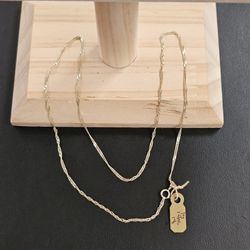 14k Gold Necklace 18 Inch