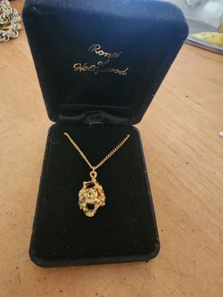 Gold plated necklace