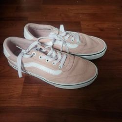 Women's Pink Vans Shoes 